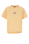 Balenciaga Crew Neck Short Sleeves Soft Fabric In Yellow