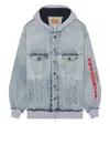 Balenciaga Patched Jacket In Gray