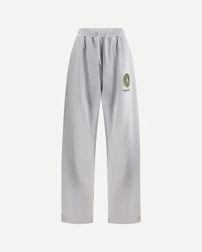 Balenciaga Patched Sweatpants In Gray