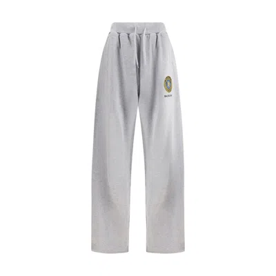 Balenciaga Patched Sweatpants In Blue
