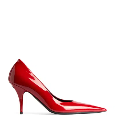 Balenciaga Patent Leather Avenue Pumps 90 In Red