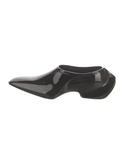 Pre-owned Balenciaga Patent Leather Oxfords In Black