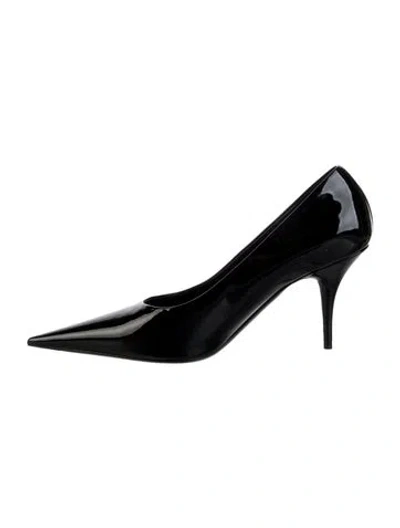 Pre-owned Balenciaga Patent Leather Pumps In Black