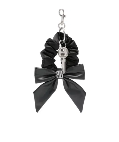 Balenciaga Pendant Keychain In Black