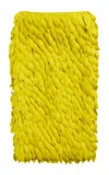 Balenciaga Petal-embroidered Midi Skirt In Yellow