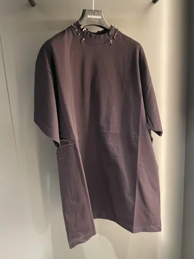 Balenciaga Pierced Oversized T-shirt