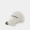 Balenciaga Casquette Piercing -  - Coton - Blanc In White