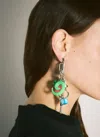Balenciaga Pigalle Collector Earring In Silver
