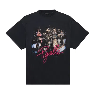 Pre-owned Balenciaga Pigalle T-shirt 'faded Washed Black' | Women's Size 2