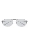 Balenciaga Bb0416s Tag 3.0 Linea Everyday 004 Silver Grey Glasses In Gray