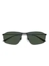 Balenciaga Bb0413s-003 - Grey Sunglasses In 黑色