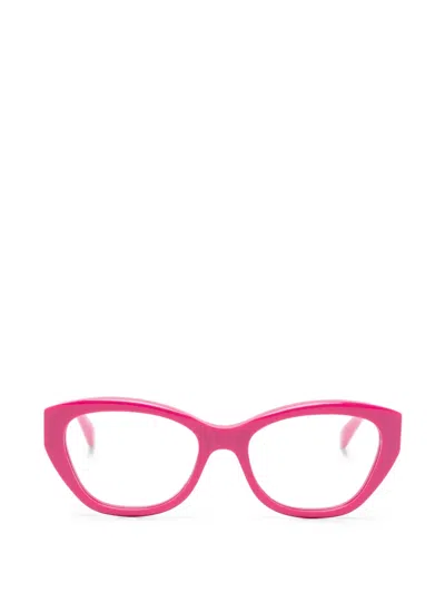 Balenciaga Geometric-frame Glasses In Pink