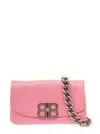Balenciaga Small Flap Bb Soft Bag In Pink