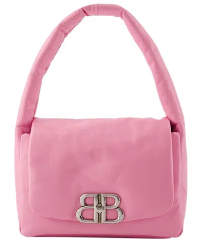BALENCIAGA BALENCIAGA PINK CALFSKIN MONACO SLING S SHOULDER BAG, NEVER CARRIED (AUTHENTIC  PRE-LOVED)