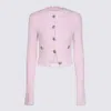 Balenciaga Pink Cotton Knitwear In Pink