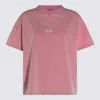 Balenciaga Pink Cotton T-shirt In Baby Pink