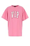 Balenciaga Vip Team Crewneck Graphic T-shirt In Pink