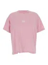 Balenciaga Laurel Classic Pink Boxy T-shirt In Multicolor