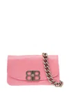 Balenciaga Small Flap Bb Soft Bag In Pink