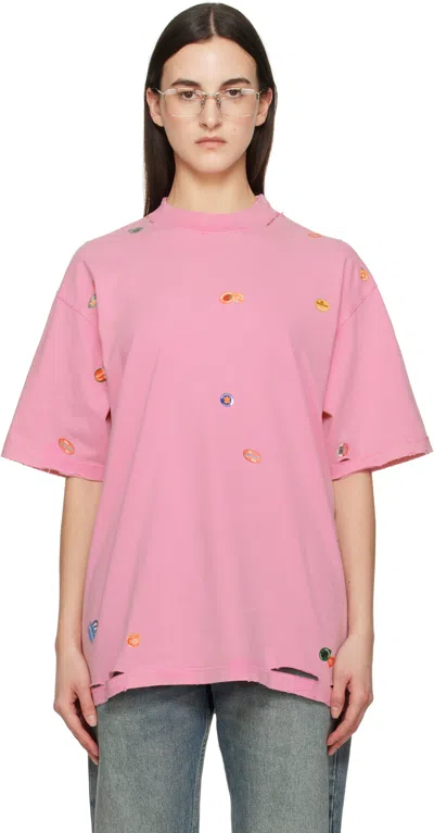 Balenciaga Pink Fruity T-shirt