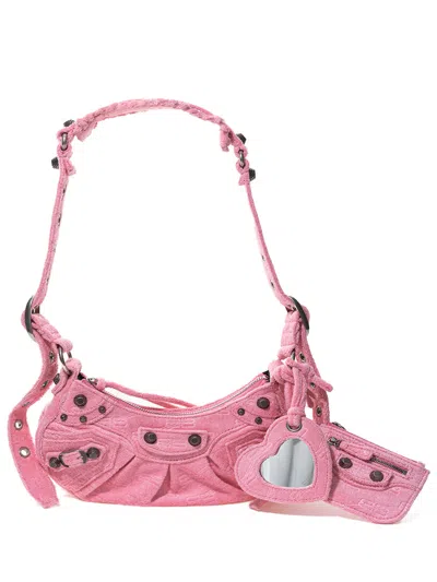 Balenciaga Pink Le Cagole Shoulder Bag