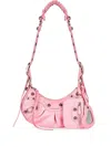 Balenciaga Le Cagole Xs Studded Shoulder Bag In Pink
