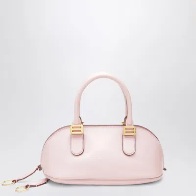 Balenciaga Pink Leather Bolero Mini Bowling Bag