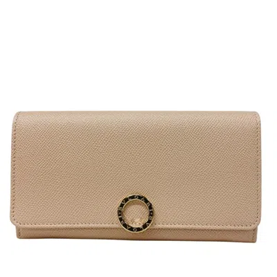 Pre-owned Balenciaga Pink Leather Long Wallet (bi-fold) ()