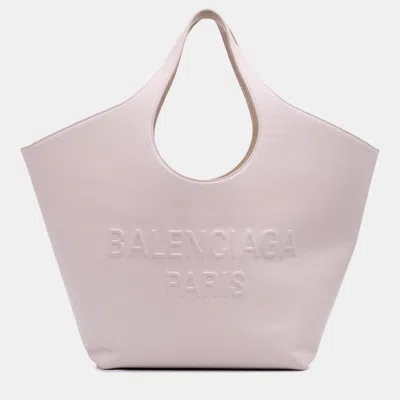 Pre-owned Balenciaga Pink Medium Smooth Calfskin Mary Kate Tote