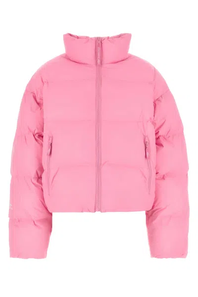 Balenciaga Pink Nylon Padded Jacket