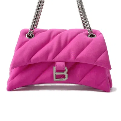 Pre-owned Balenciaga Pink Nylon Shoulder Bag ()
