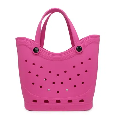 Pre-owned Balenciaga Pink Rubber Tote Bag ()