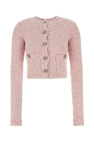 BALENCIAGA PINK TWEED CARDIGAN