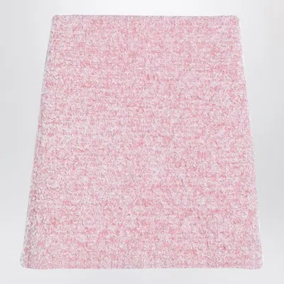 BALENCIAGA BALENCIAGA PINK TWEED MINI SKIRT