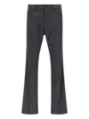 Balenciaga Tailored Pinstripe Trousers Featuring Pockets In Gray