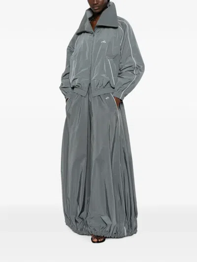 Balenciaga Piped Jacket In Gray