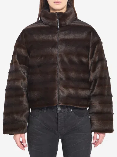 Balenciaga Reversible Ski Down Jacket In Black