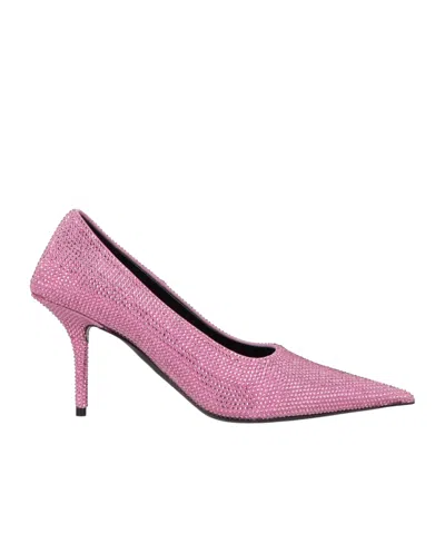 Balenciaga Plain Colour Court In Pink