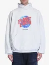 Balenciaga Planet Earth Hoodie In White