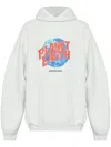 Balenciaga Planet Earth Hoodie In White