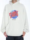 Balenciaga Planet Earth Hoodie In White