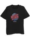 Balenciaga Planet Earth Oversized T-shirt In Black