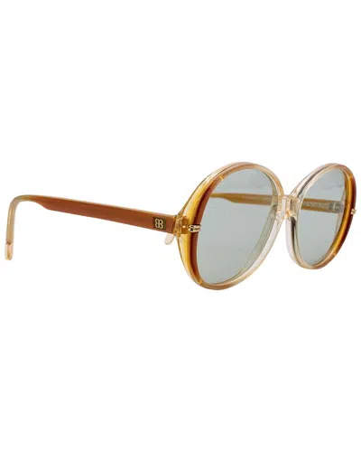 Balenciaga Plastic Sunglasses (authentic Pre-loved) In Brown