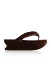 Balenciaga Platform Sandal In Brown
