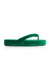 Balenciaga Platform Sandal In Green
