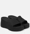 Balenciaga Platform Slides In Black
