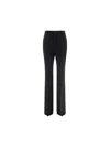 Balenciaga Pleat Front Trousers In Black/white