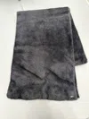 Balenciaga Plush Knitted Scarf In Gray