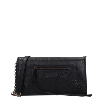 Balenciaga Pochette Le City 女装s 皮革 黑色 In -, -