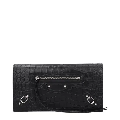 Balenciaga 女式 Pochette 手拿包s 皮革 黑色 In -, -